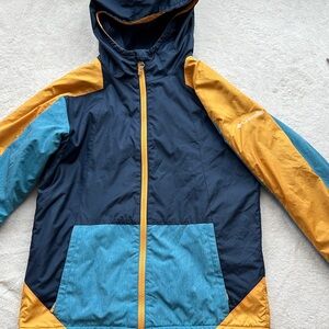 Columbia Kids' Navy and Mustard Raincoat